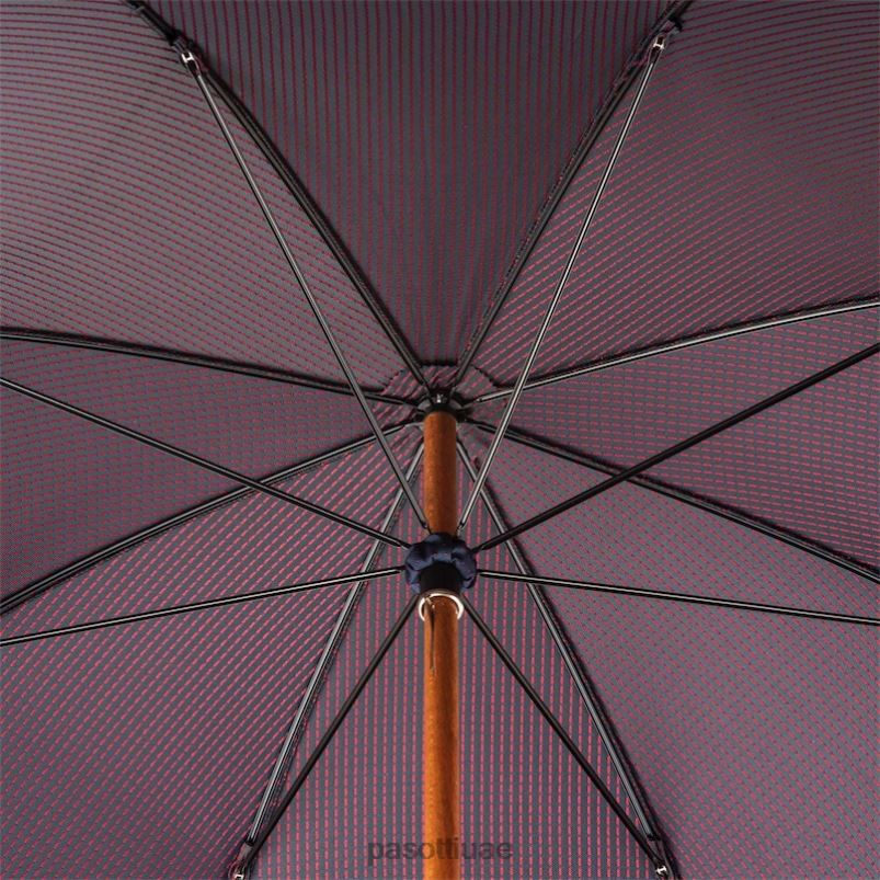 مظلة | 142 pto cn3 p - مظلة مخصصة، مقبض جلدي أحمر PASOTTI Z446V133